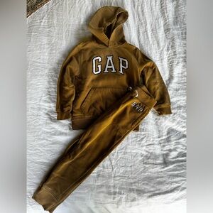 GAP Kids Tan Hoodie and Joggers Set